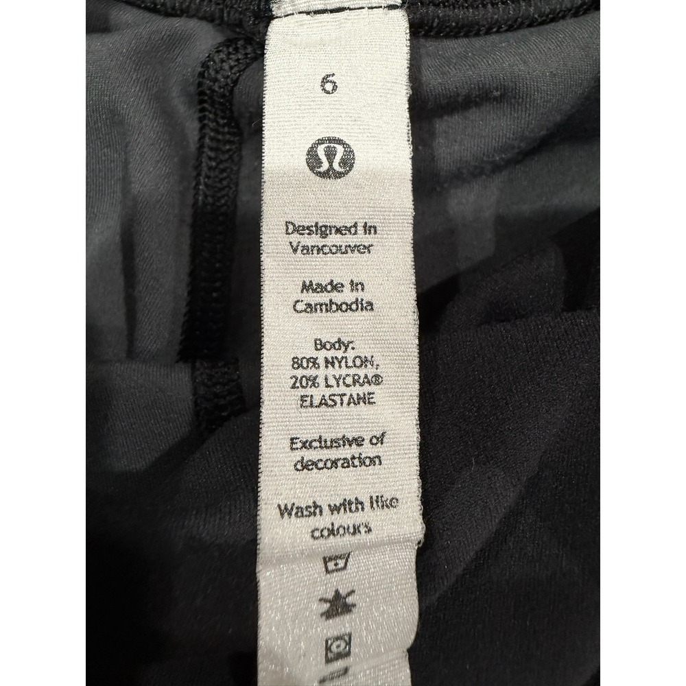 Lululemon Fast and Free High Rise Tight 25 Heritage 365 Camo Deep Coal Multi 6 - Picture 4 of 7